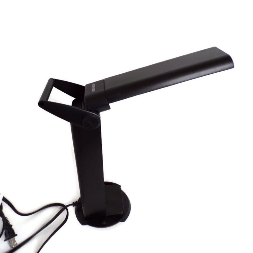 OTT-LITE Desk Top Lamp Model L139AB Black 2005 With Swivel Base ESHG2756  2/22